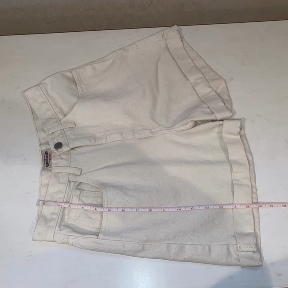 Guess Jeans High Waisted Denim Cuffed Shor… - Picture 3 of 8